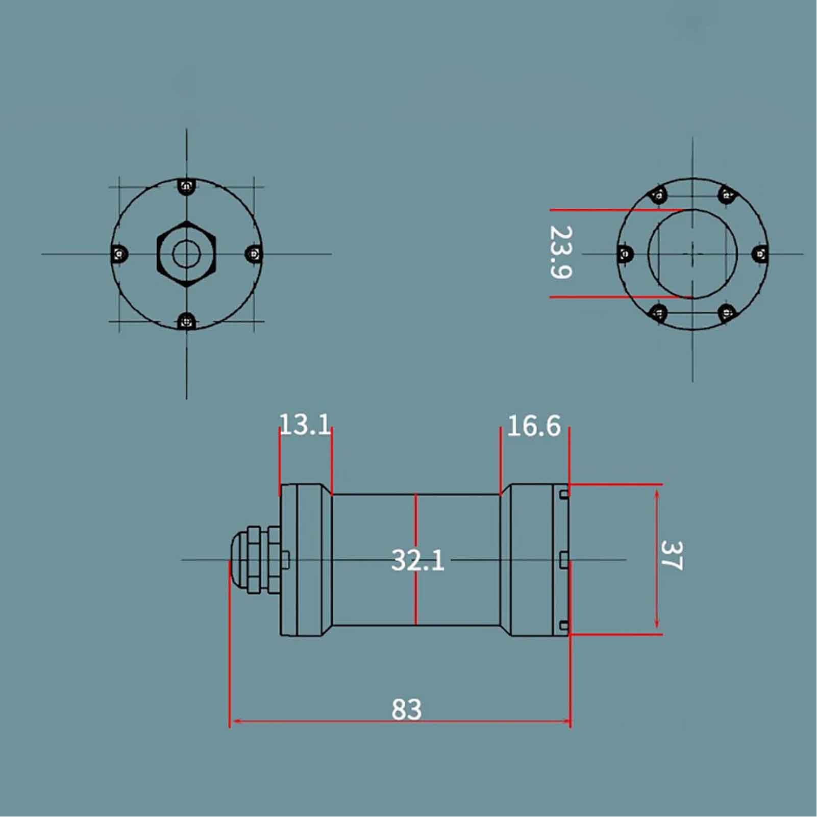 Toplionace Lampada Subacquea Speciale Impermeabile Rov Robot Lampada Pwm Dimming Luce di Riempimento LED 15w Lampada Subacquea Profondità Massima 300m