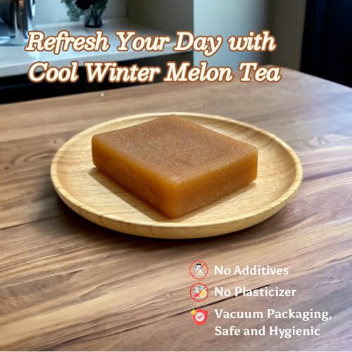 image for SUNRIGHT Premium Winter Melon Tea Brick, White Gourd Tea, No Additives