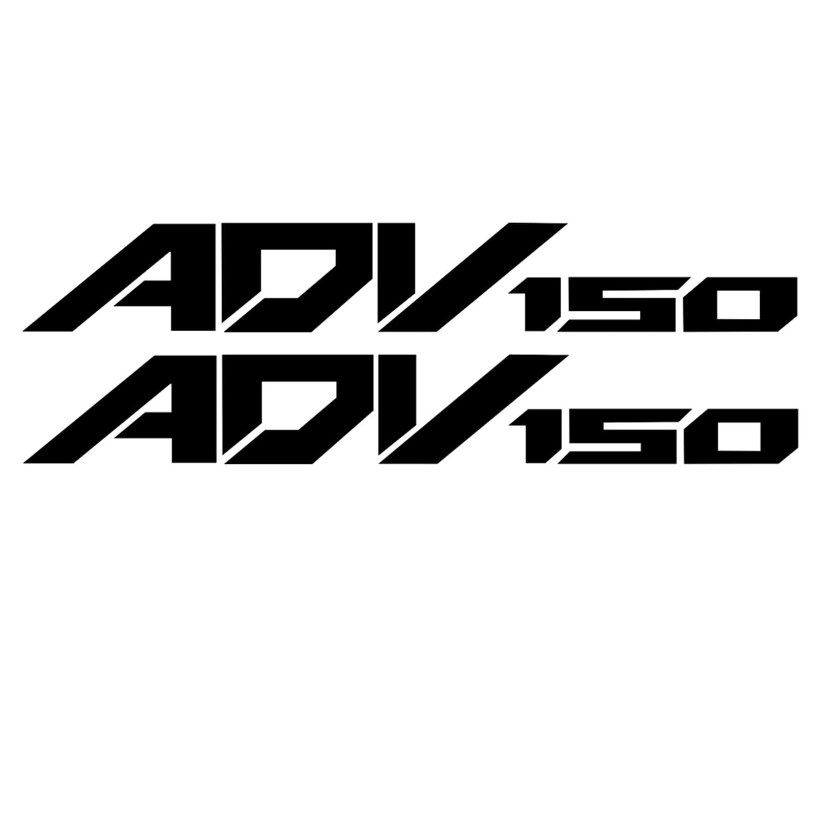 Cygglb Black Motorcycle Stickers For Adv150 2021 2022 2023 Waterproof Motorbike Decals