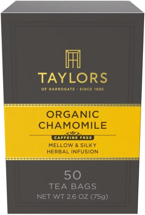 Taylors of Harrogate Organic Chamomile Tea, 50 Tea Bags