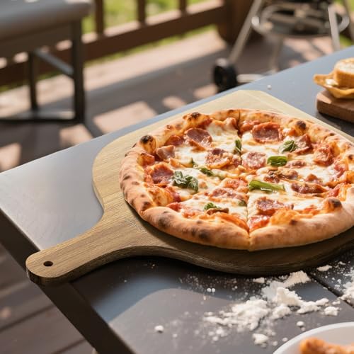 G.a HOMEFAVOR Wooden Pizza Peel, Acacia, 12 x 16 Inch by G.a HOMEFAVOR - Used condition - Image 5