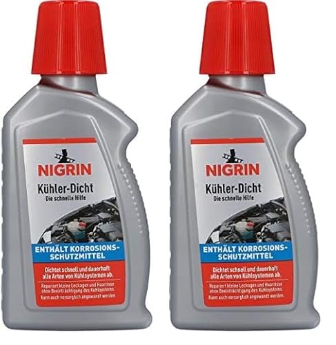 NIGRIN Kühlerdicht, dichtet schnell und dauerhaft Kühlsysteme ab, 250 ml (Packung mit 2)