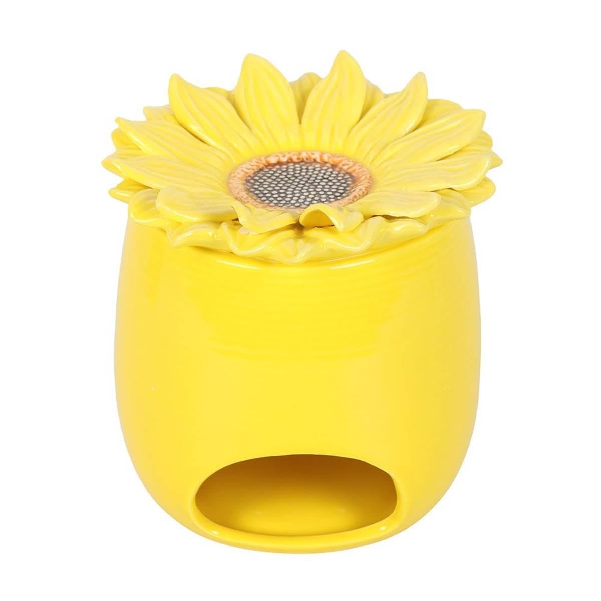 Something Different  Sunflower Oil Burner And Wax Warmer - White