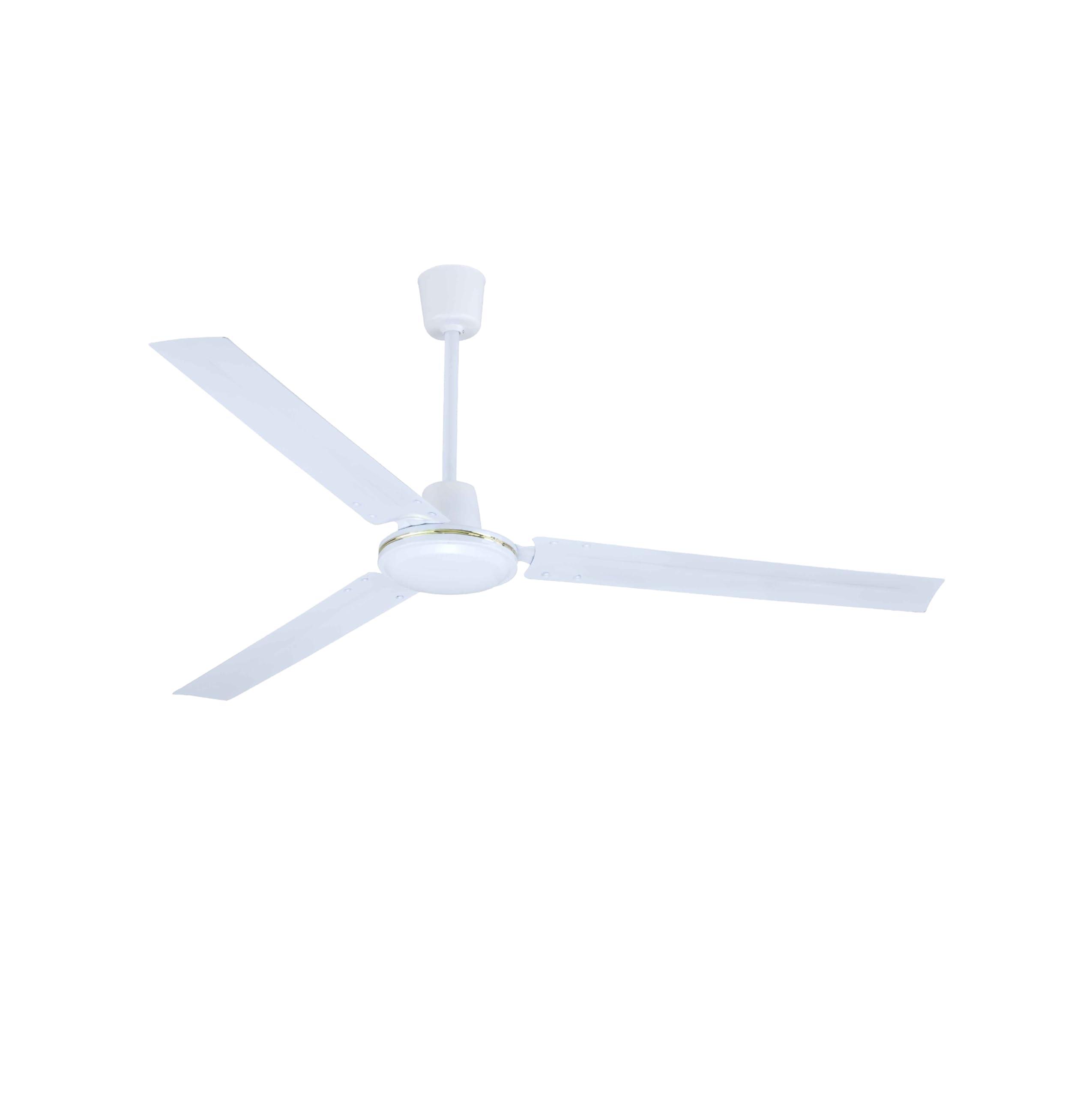 Zephir ZFS8120 Ventilatore da Soffitto in Metallo, Bianco