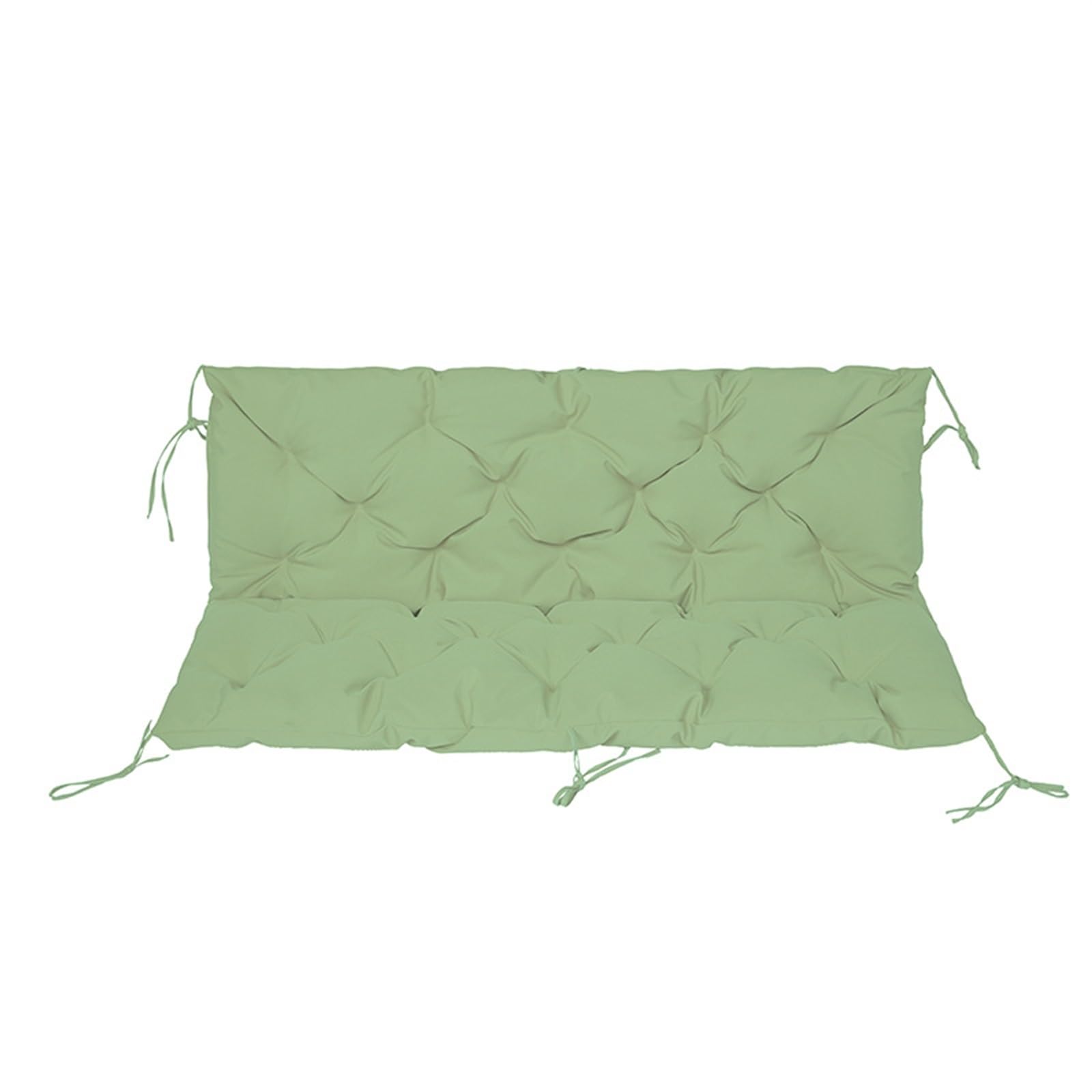 Swing Cushions Replacement, Outdoor Swing Bench Cushion with Backrest Thicken, Waterproof Porch Swing Cushions 2-3 Seater Outdoor Swing Cushions for Outdoor Garden Patio Furniture(Color 17,100cm)