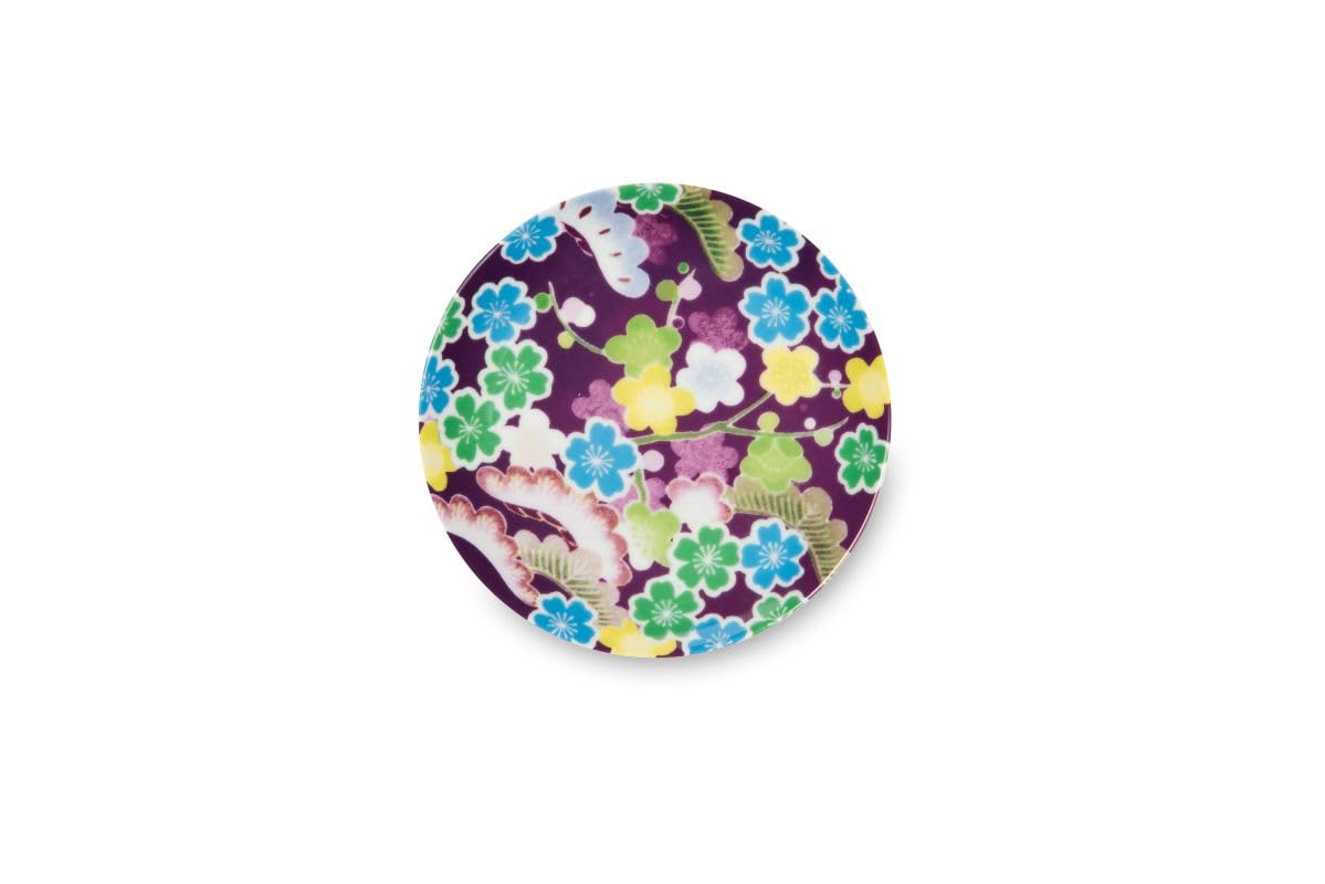 Excelsa Kimono - Juego de 6 platos de porcelana para aperitivos y postres, diseño japonés decorativo