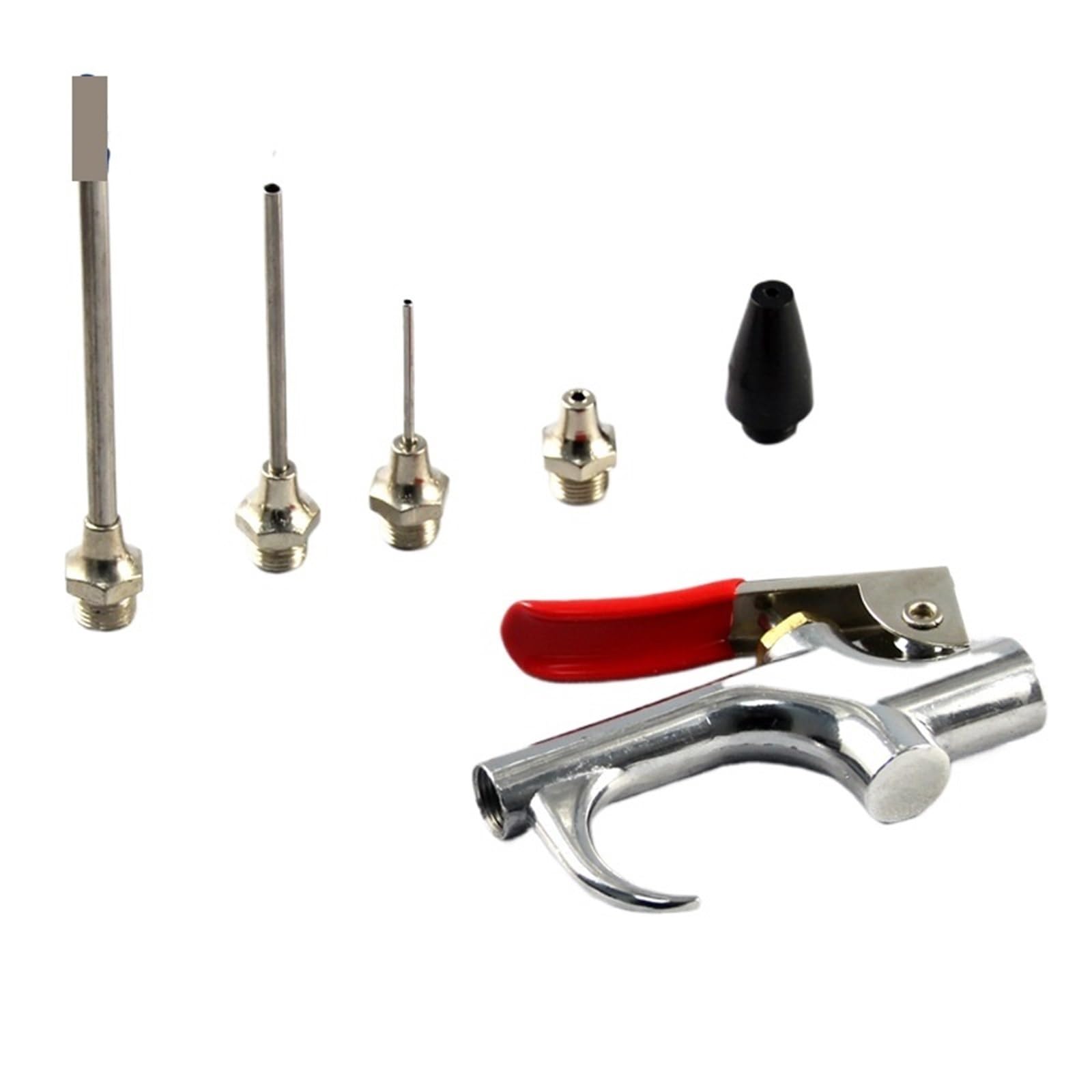 Strumenti pneumatici, Fornitura Di 5 Utensili Pneumatici Per Soffiare Polvere, Aria, Rimozione E Set Pistole Accessori