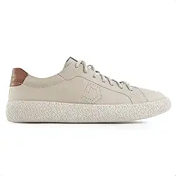 Sapatênis Democrata Denim Bora masculino Creme