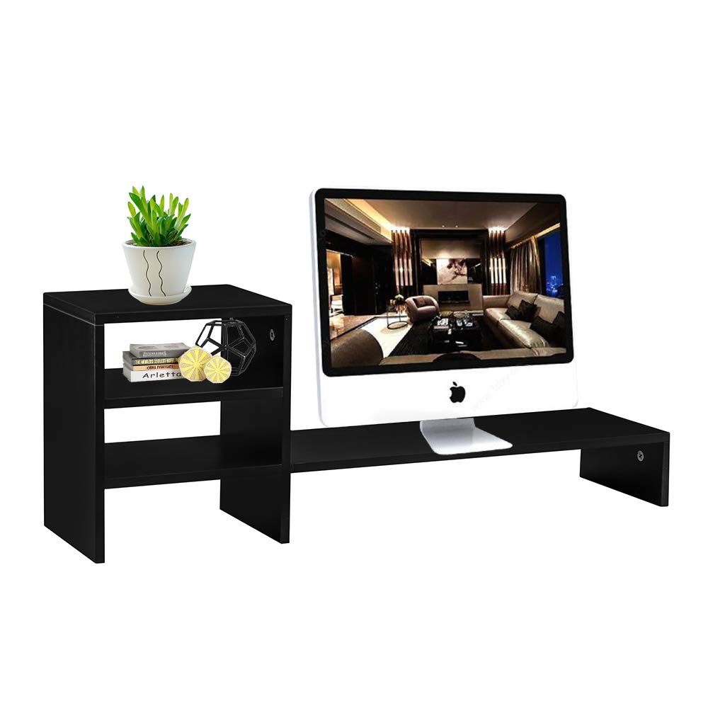 Buy chiluer Displayer Higher Plane Wood Arm Riser Desk Storage