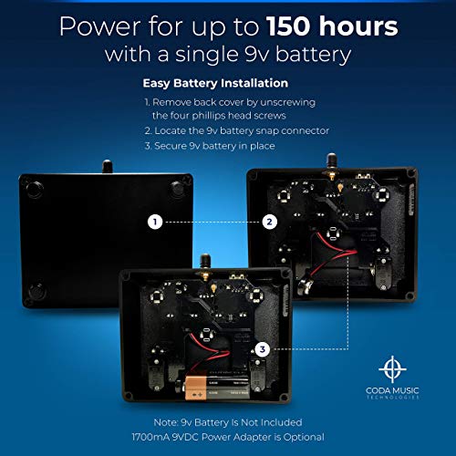 Coda Music Technologies STOMP-BK Bluetooth Page Turner Pedal For Tablets - Hands-Free Footswitch Pedal & App Controller thumb #6