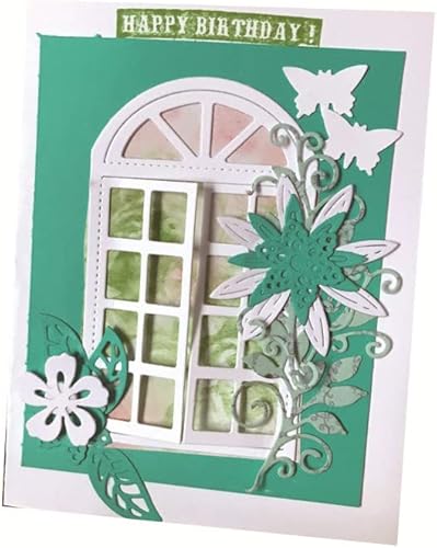 Miniatura 3 de 2 piezas de metal troqueladas para puertas, ventanas de corte, plantillas para manualidades, plantillas de molde para manualidades, manualidades,