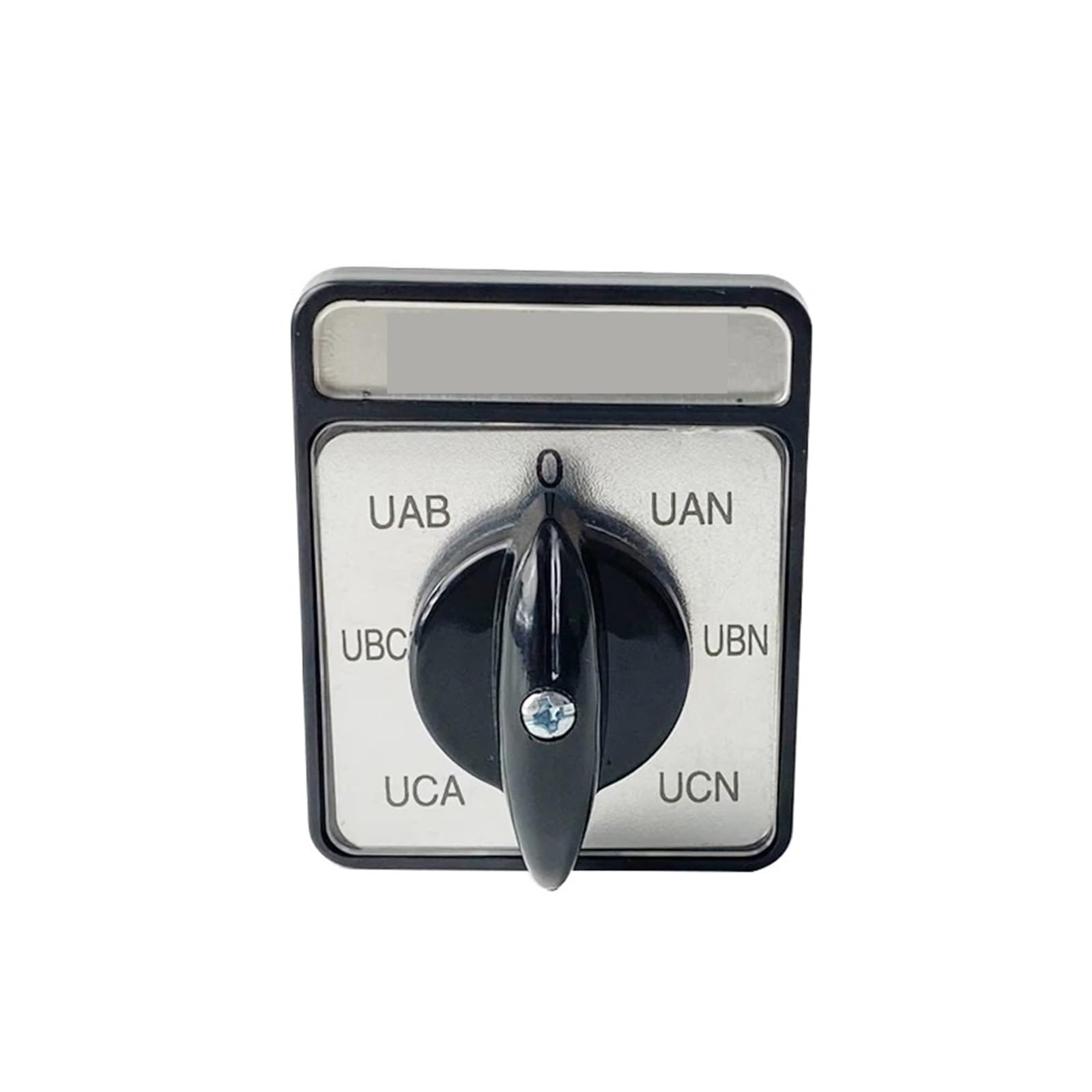 YWZVBSDCS CA10 Voltmeter Cam Switch 3 Phase 4 Wire 7 Position 20A 690V Changeover Rotary Selector 12 Terminals LW26 YMW26