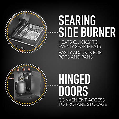 Kenmore-PG-A40409S0LB-2-4-Burner-Cabinet-Style-Propane-Gas-BBQ-Grill-with-Searing-Side-Burner-52000-Total-BTU-Black-and-Copper