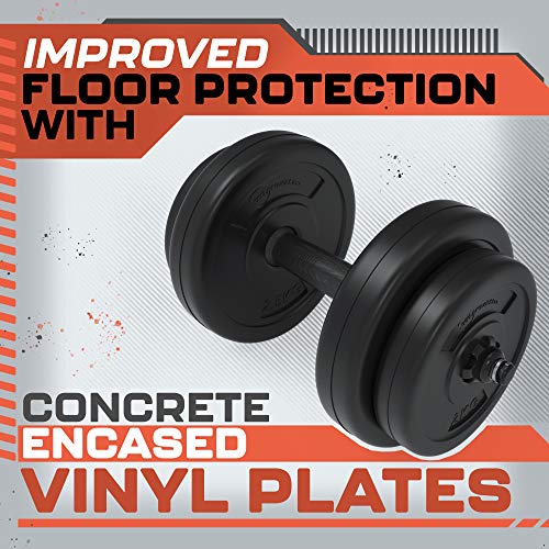 Body Revolution Halterset - verstelbare halters voor thuis, fitness-gewichtset met Barbell Link accessoires… - Afbeelding 7