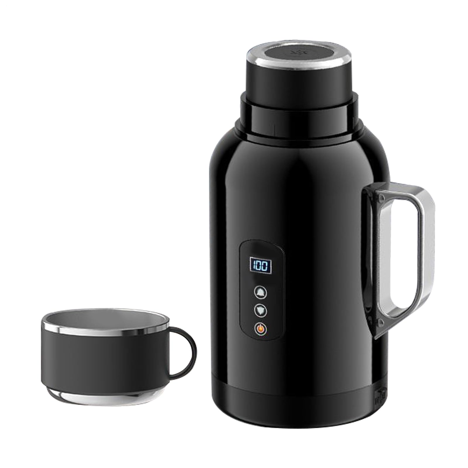 Bouilloire Électrique Pour Voiture 1,5 L Chauffage Rapide Portable 12/24 V