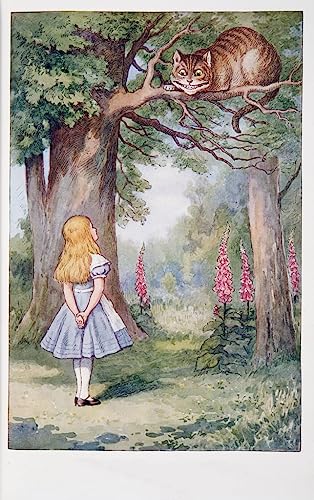 Affiches Alice et le chat du Cheshire pour décoration de chambre d'enfant et salon