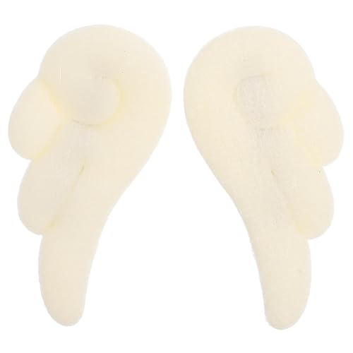 Miniatura 1 de Lurrose 1 par de horquillas de alas de ángel, pinzas para el pelo de dibujos animados, alas de ángel de felpa, alas de ángel de dibujos animados,