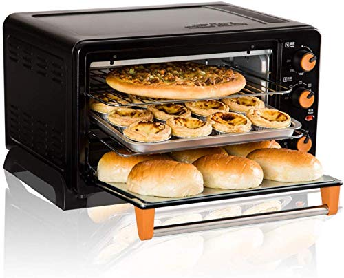 Countertop Convection Oven Electric Single Oven Home Baking Cake Mini 25L Stainless Steel Roaster Horizontal Ovens