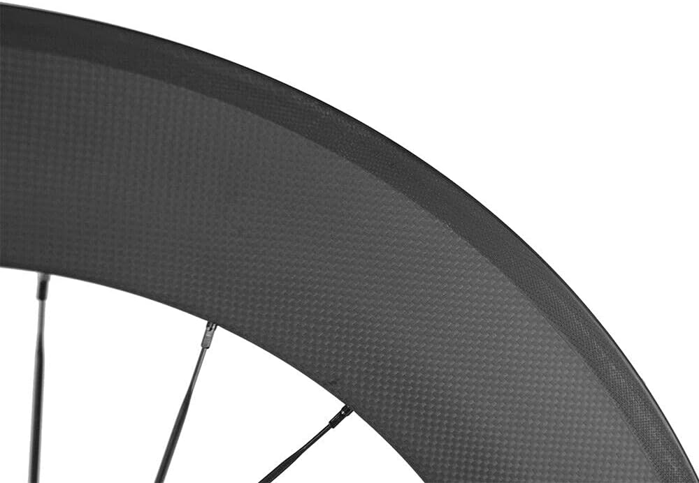 Hulk-sports Carbon Fixed Gear Wheelset 700c Rim Single Speed Bike/Fixie Bicycle Front & Rear Wheel Set Clincher Type 88mm Depth 23mm Width Track Bike Wheelset : Sports & Outdoors
