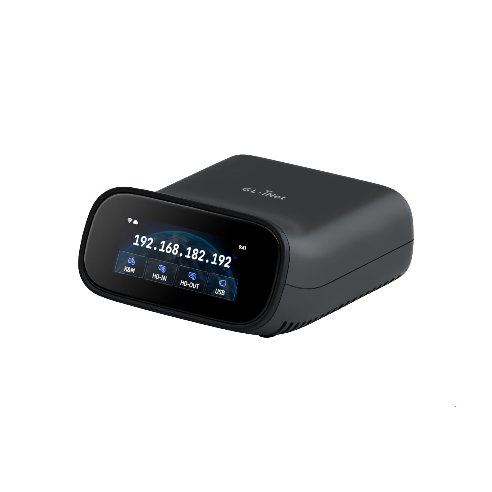 GL.iNet Comet Pro (GL-RM10) Remote KVM Over Wi-Fi, Dual Band Wi-Fi 6, 4K@30FPS Passthrough, Touchscreen, 32GB eMMC,Tailscale Support Remote Access and ATX/fingerbot for Disaster Recovery, Home Office