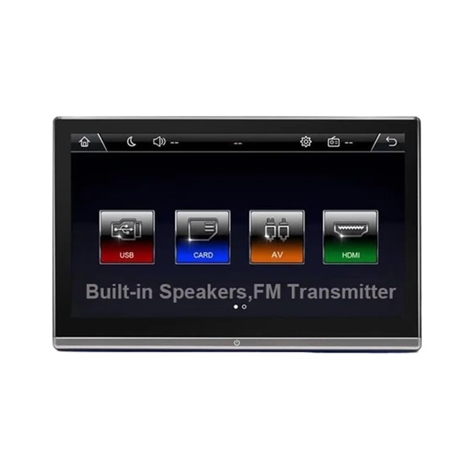 Monitor For Reposacabezas De Coche con Pantalla Táctil Digital 10,1/11,6 Pulgadas, Reproductor MP5, FM, HD, USB, Multimedia FáCil Instalación para Viajes(11.6 Inch MP5 2PCS)