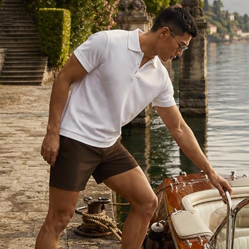 Image of SWIMS Kyst Short 5 Inseam for Men, Lightweight Quick Dry 4 Way Stretch Trunks, Mesh Lining, Water Friendly Beach Pool Short