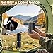 All-in-one Pour Over Coffee Maker Portable Electric Burr Coffee Grinder, Rechargeable Coffee Bean Grinder Conical Burr, Battery Powered Cordless Portable Coffee Maker for Travel, Camping, Car