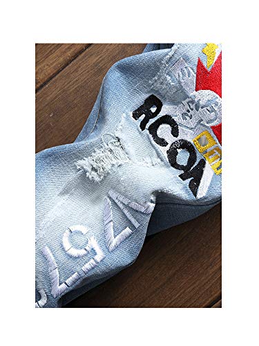 Ylingjun Ripped Jeans for Mens Slim Fit Stretch Skinny Jeans3