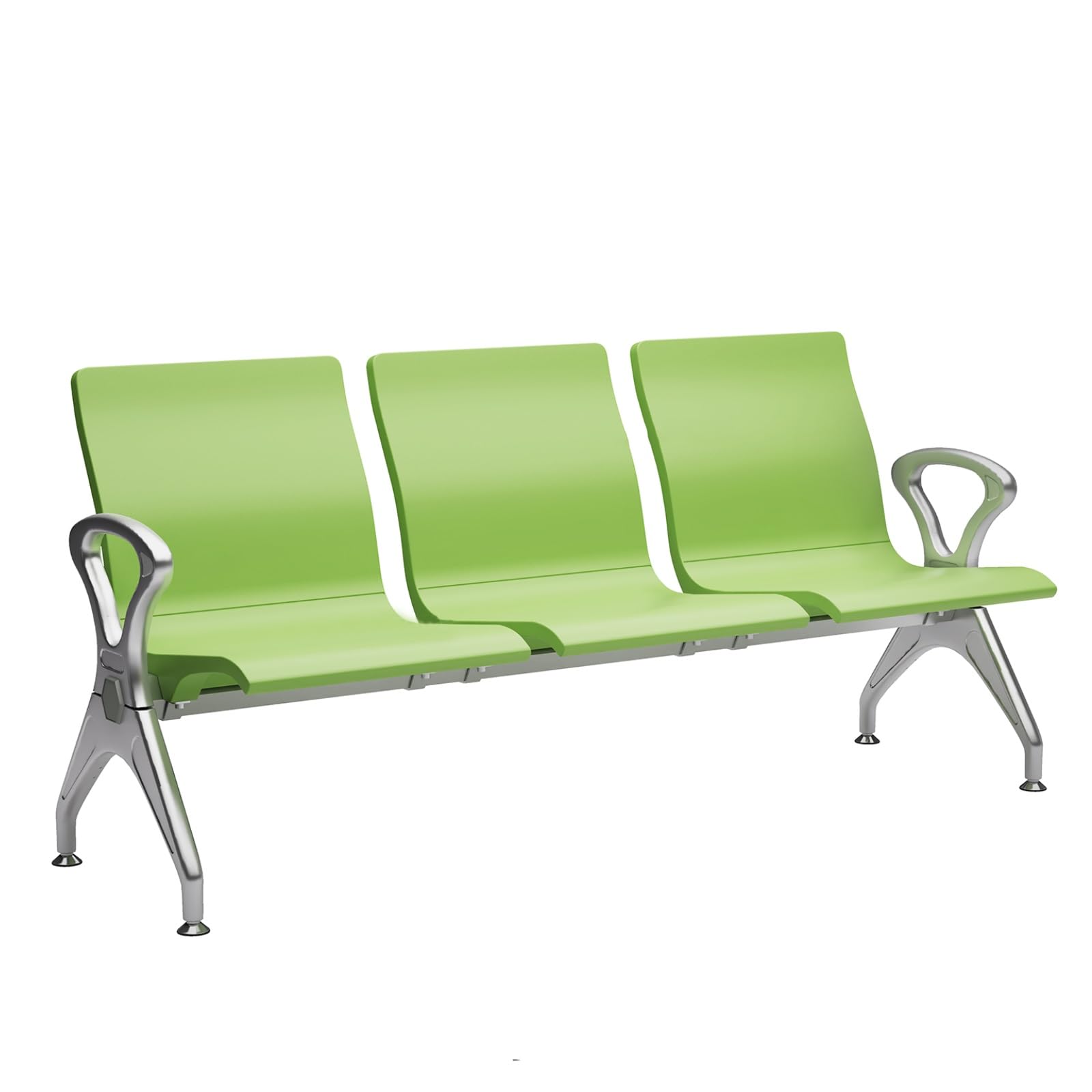 SaryEdge Chairs with Arms - Airport Reception Bench, Office Lobby Seating, Conference Room Furniture, Comfortable Guest Chairs for s, Salons, an,Green-183cm/72in,Green-183cm/72in
