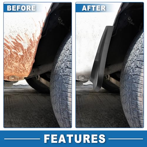 Image of Mud Flap Splash Guard with Mount Accessories Front & Rear Side Mud Guard for Ford Escape S Plus 2013-2014 (Set of 4)