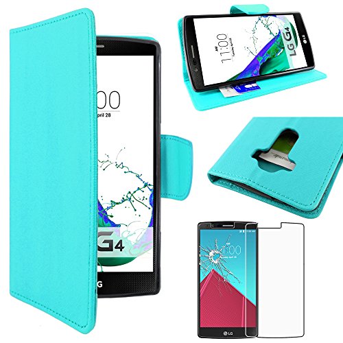 ebestStar - Funda Compatible con LG G4 H815, G4 Dual-LTE Carcasa Cartera Cuero PU, Billetera Ranuras...