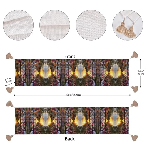 Chemin de table macramé pour sublimer une table de mariage ou un repas de fête