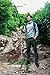 FOREST PILOT Trekking Pole- 1-pc Pack - Adjustable Hiking or Walking Stick –Strong, Natural Beech Wood - Quick Adjust Flip-Lock - Beech Wood Grip, Leather Strap (Black)
