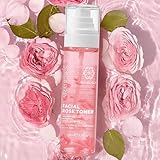 ARABESKS Rose Toner Spray - Natural, Organic, Vegan, Hyaluronic Acid, Aloe Vera, Vitamin C, Flower Floated Rose | Facial Mist, Face Toner, Spray for Face