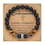 TONY & SANDY Bracelet croix pour homme, garçon, cadeau pour...