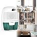 Afloia Electric Small Dehumidifier for Home, 2200 Cubic Feet Portable dehumidifier with 17oz Capacity for Bathroom Baby Room Bedroom RV Basement Caravan Office Garage, High Humidity, Auto Shutt Off