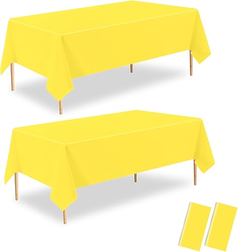 Miniatura 40 de Paquete de 4 manteles de plástico verde salvia, 54 x 108 pulgadas, desechables, impermeables, rectangulares para mesa, para boda de novia, fiesta de