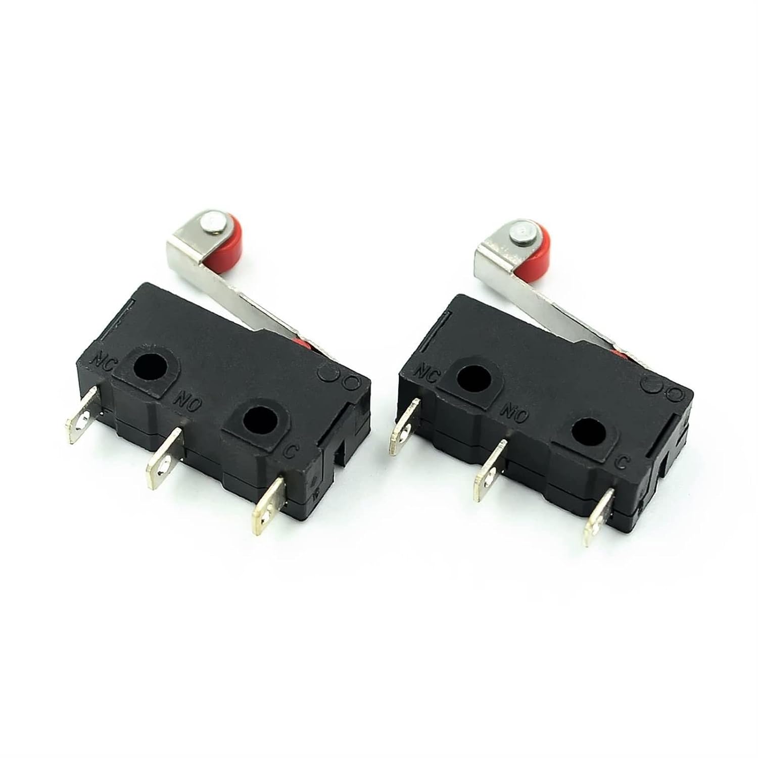 10Pcs Mini Micro Limit Switch Roller Lever Arm SPDT Snap Action LOT