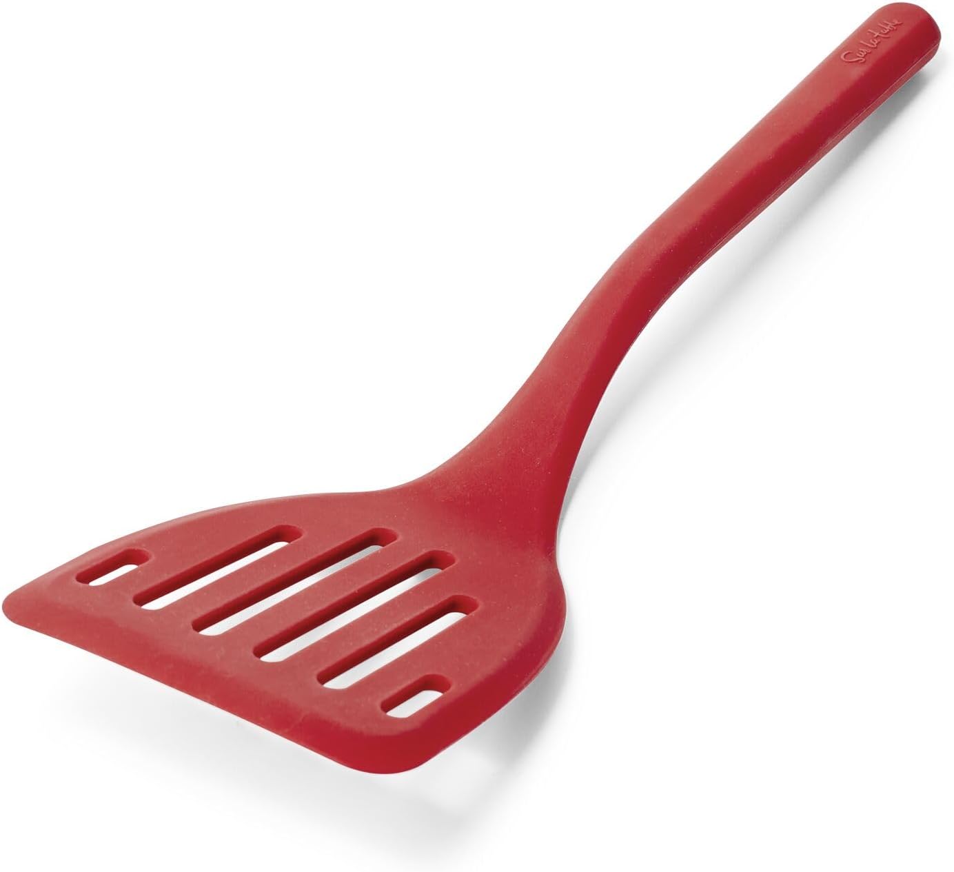 Sur La Table Slotted Silicone Turner, Red