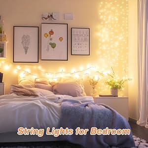 LED String Lights 33 ft 100 High Brightness LED Christmas Lights with Remote 8 Modes Waterproof Connectable Ideal for OutdoorIndoor Festive Decorations Weddings Gardens