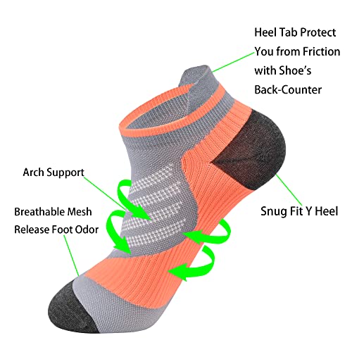 Women's Anti Stink Seamless Breathable Low Cut Compression Sports Running and Cycling Socks2
