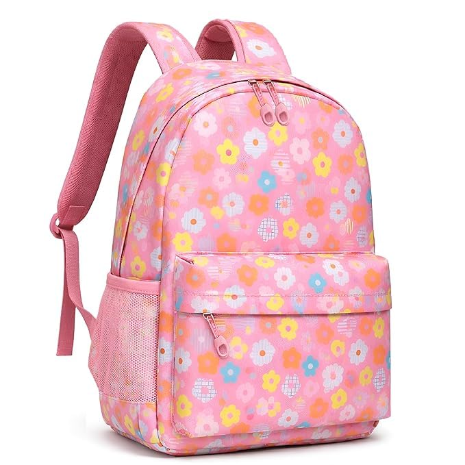Image of College bag for girls and boys, Office Bag for Men & Women, 15.6 Inch Laptop Backpack, Water Resistant & Lightweight School and Tuition Bag, 2 Compartments with Bottle Holder
