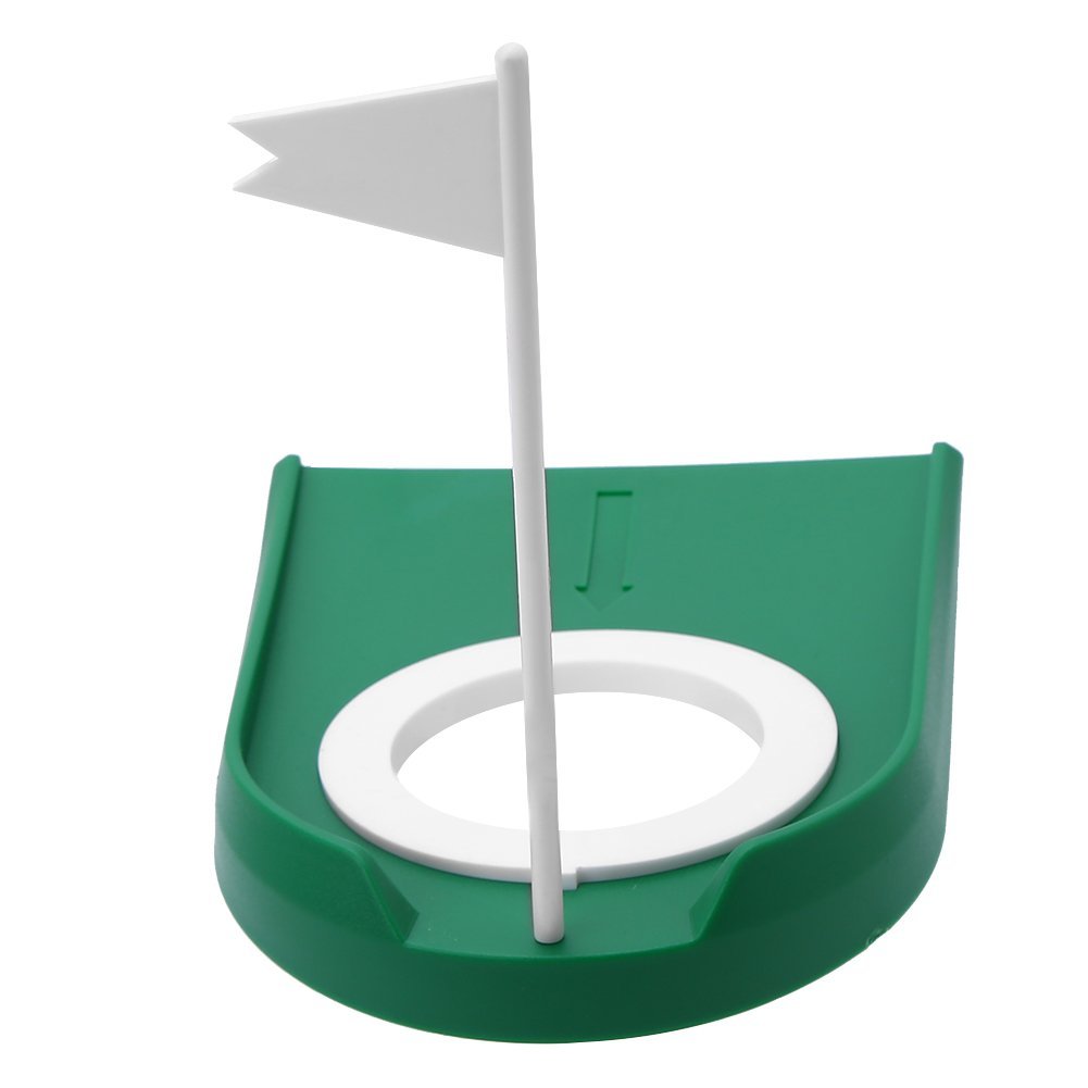 SOONHUA Tapis de Golf Intérieur/Green Putting Practice Cup Golf Putting Trou Aides à La Formation Plastique Practice Putting Indoor & Outdoors