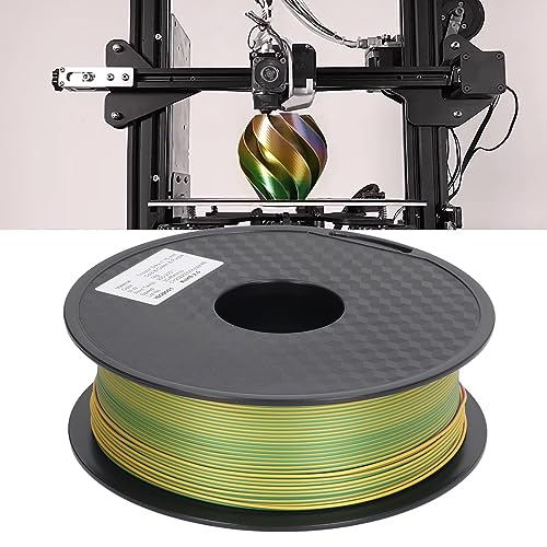 Consommable or vert en filament PLA tri-couleur soie 1.75 mm haute précision