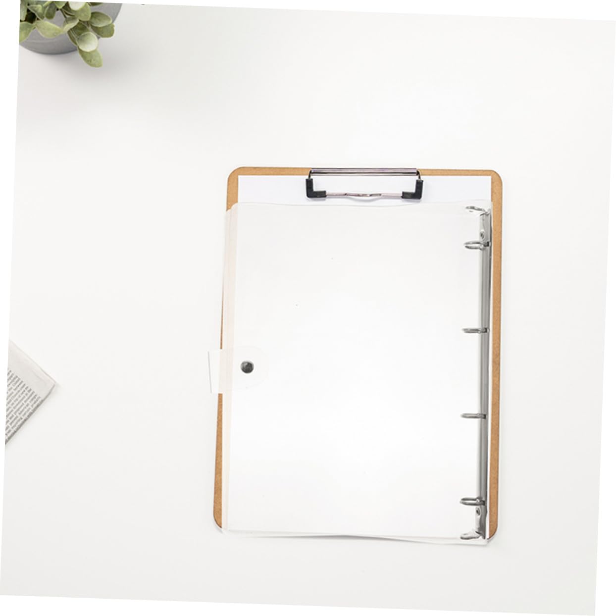 3 Stück Transparenter Ordner Binder Mappe aus Robustem Kunststoff Verschleißfest und Schmutzabweisend Vielseitiger Dokumenten organizer für Schule Büro und Zuhause