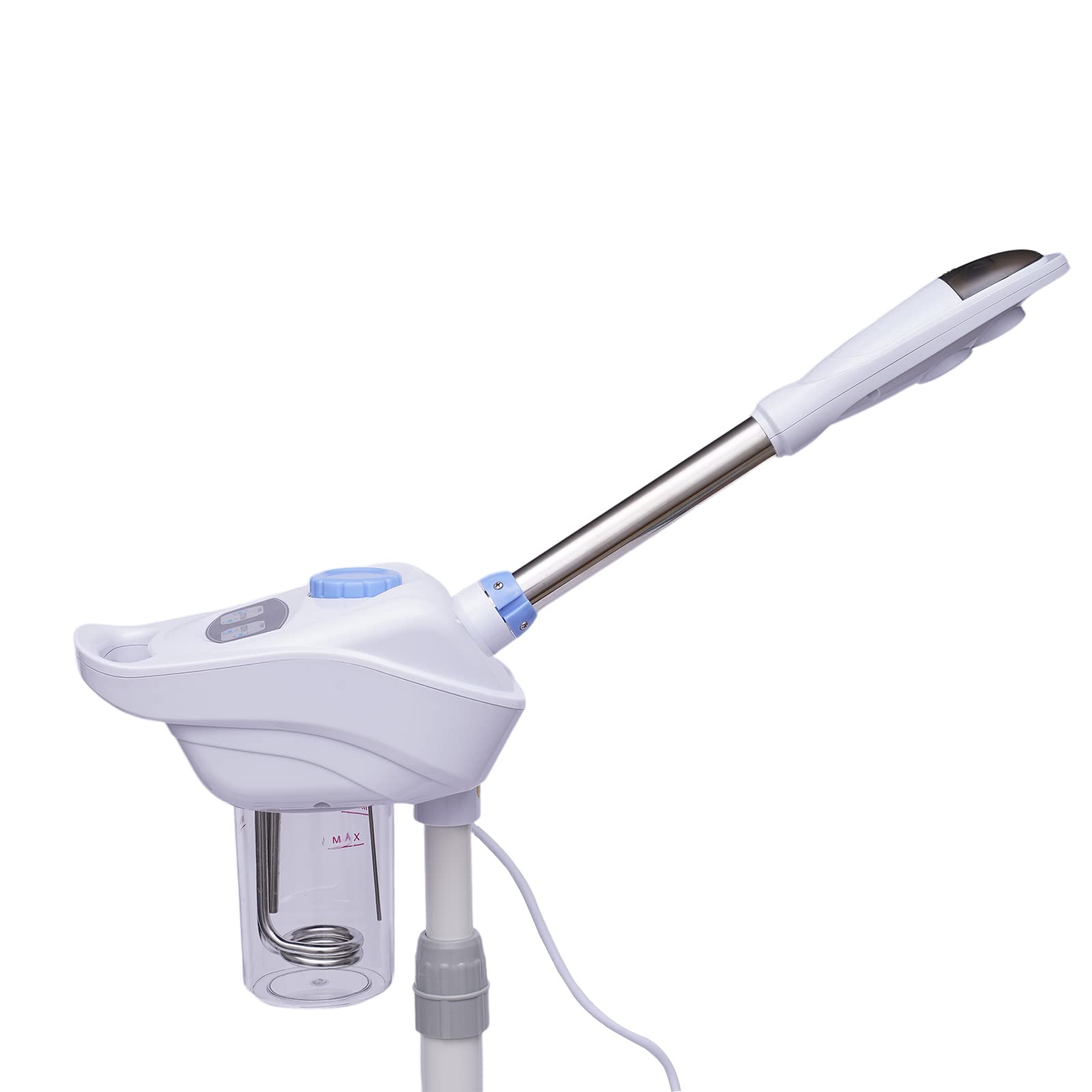 Ozono, vaporizzatore viso ionico, 860 ml, spargitore per pori e detergente per la pelle, sauna facciale per ringiovanimento professionale della pelle, nebbia calda, umidificatore viso