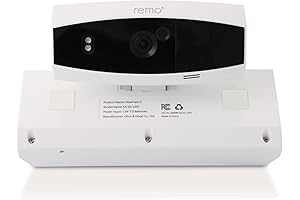 Remo+ DoorCam 3 Over-The-Door Wireless Security Camera with AI