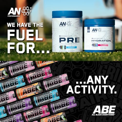ABE all black everything Sugar Free Energy Drink | Fruit Candy | 0 Calories | 12 Pack | 200mg Natural Caffeine | Pre-Workout Sport Drink for Men and Women