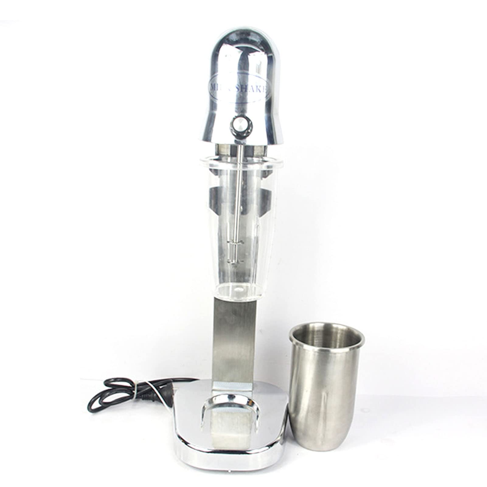 Frullatore Di Creatori Di Frappshake Macchina Da Shaker Al Latte Elettrico 2 Velocità Protein Shaker Acciaio Inossidabile Bevi Mixer Per Bar Ristorante Shaker Cocktail Per I Frullati Di Neve Cocktail