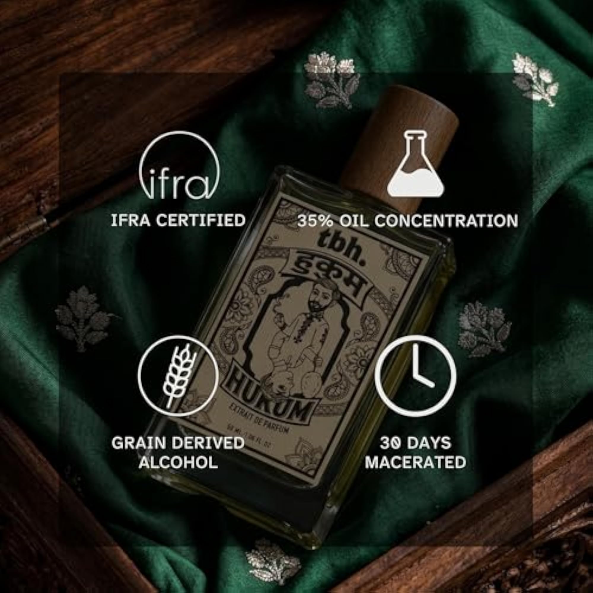 HUKUM Command, Extrait de Parfum for Men 50ml